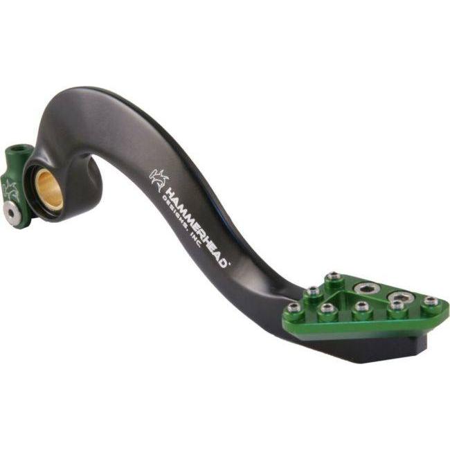 HammerHead ハマーヘッド 鍛造 ブレーキペダル ローテーティングティップ ブレーキティップカラー：グリーン / クレビスカラー：グリーン KX112 KX100 KX85 | ブランド登録なし | 01