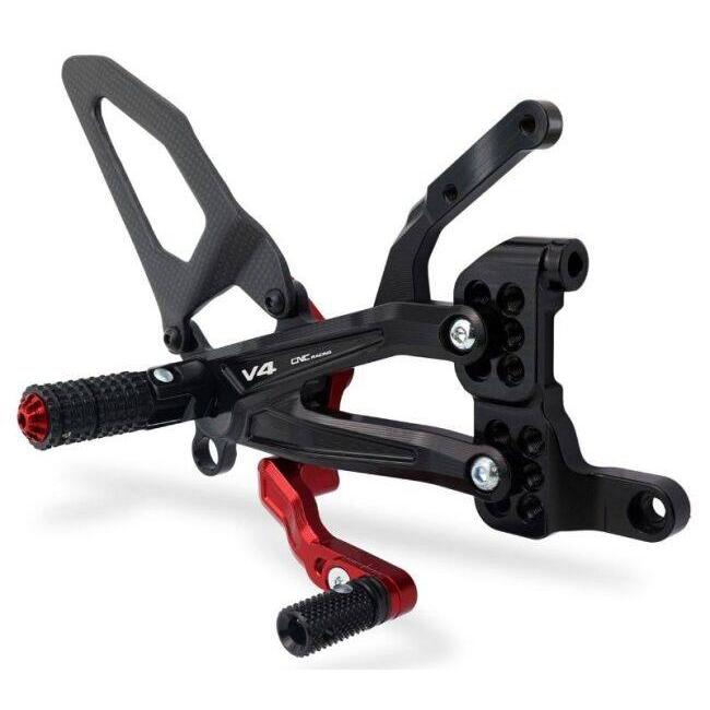 CNC Racing シーエヌシーレーシング アジャスタブルバックステップ RPS カラー：シルバー SUPERBIKE Panigale V4 R S DUCATI ドゥカティ バックステップ 足回り | CNC RACING | 01