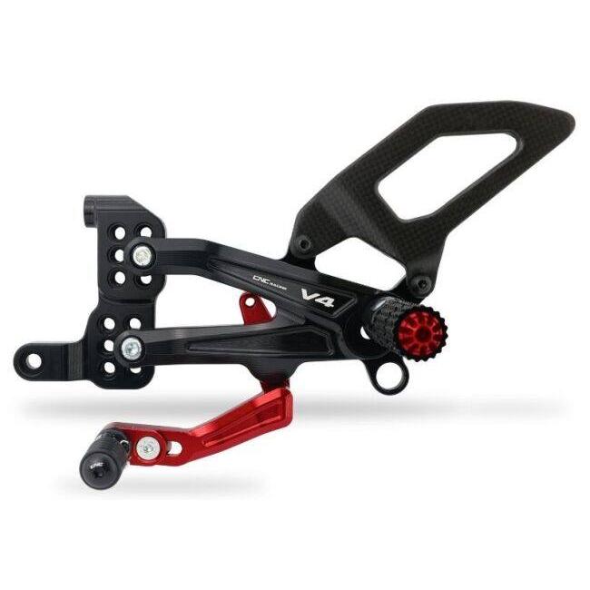 CNC Racing シーエヌシーレーシング アジャスタブルバックステップ RPS カラー：シルバー SUPERBIKE Panigale V4 R S DUCATI ドゥカティ バックステップ 足回り | CNC RACING | 02