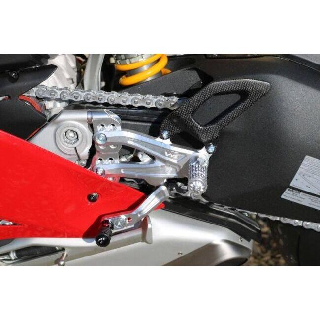 CNC Racing シーエヌシーレーシング アジャスタブルバックステップ RPS カラー：シルバー SUPERBIKE Panigale V4 R S DUCATI ドゥカティ バックステップ 足回り | CNC RACING | 03