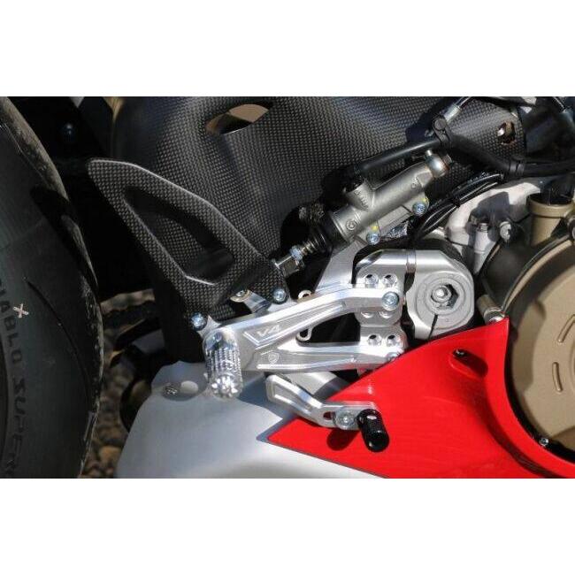 CNC Racing シーエヌシーレーシング アジャスタブルバックステップ RPS カラー：シルバー SUPERBIKE Panigale V4 R S DUCATI ドゥカティ バックステップ 足回り | CNC RACING | 05