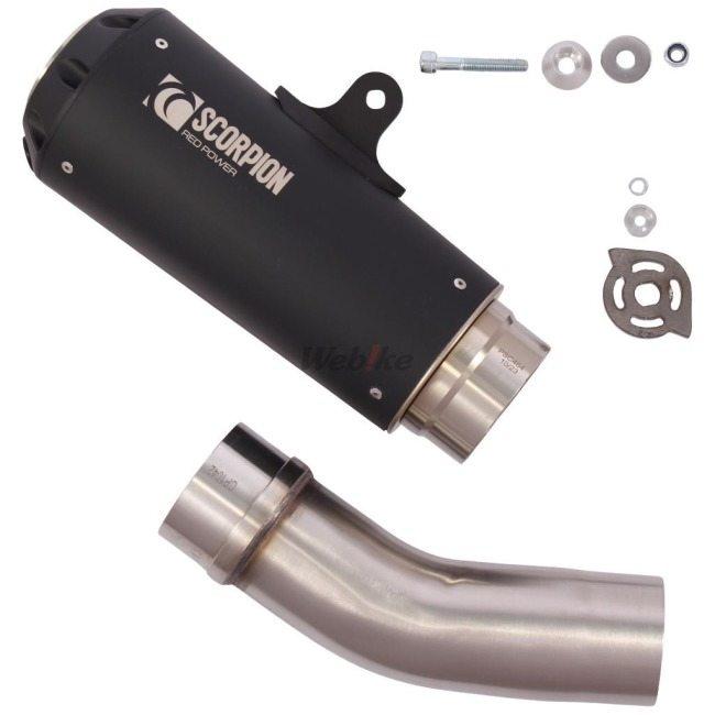 zx6r スコーピオンレッドパワー+スコーピオン中間パイプセット