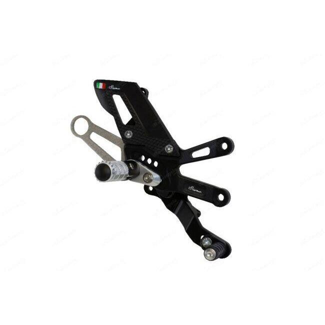 LighTech ライテック アジャスタブル ステップキット ステップバータイプ：可倒式 RSV4 1100 FACTORY TUONO V4 APRILIA アプリリア バックステップ ステップ_1