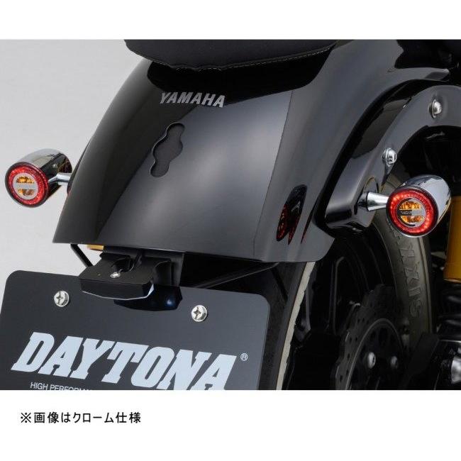 DAYTONA デイトナ 【Highsider：ハイサイダー】 LEDウィンカー ロケット・クラシック タイプ：テールランプ一体リアウインカー / カラー：マットブラックの画像
