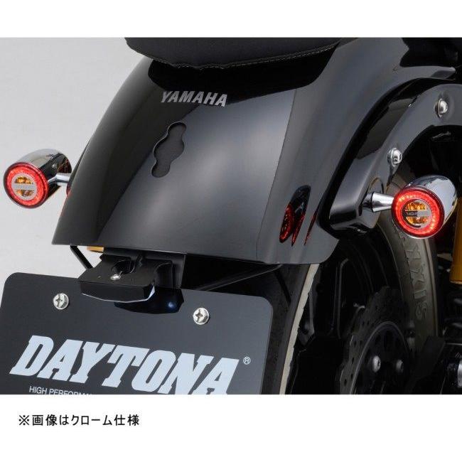 DAYTONA デイトナ 【Highsider：ハイサイダー】 LEDウィンカー ロケット・クラシック タイプ：テールランプ一体リアウインカー / カラー：マットブラックの画像