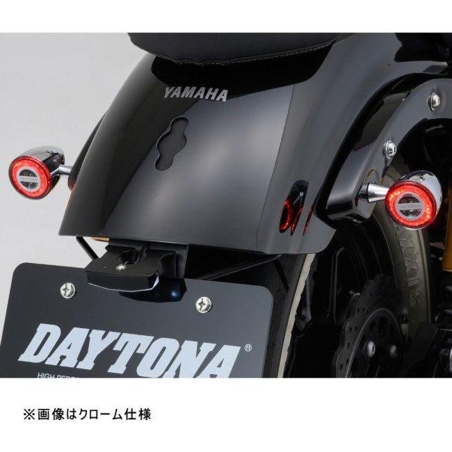 DAYTONA デイトナ 【Highsider：ハイサイダー】 LEDウィンカー ロケット・ブレット タイプ：テールランプ一体リアウインカー / カラー：クローム ウインカーの画像