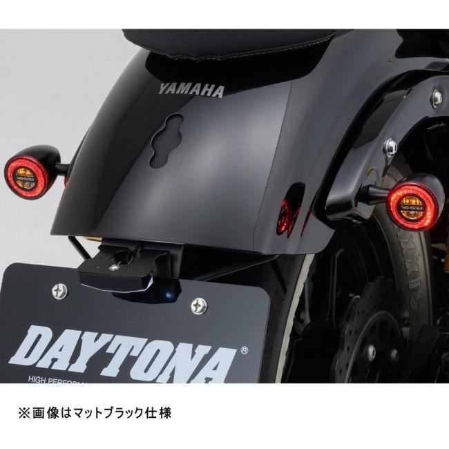 DAYTONA デイトナ 【Highsider：ハイサイダー】 LEDウィンカー ロケット・ブレット タイプ：テールランプ一体リアウインカー / カラー：マットブラック 灯火類の画像