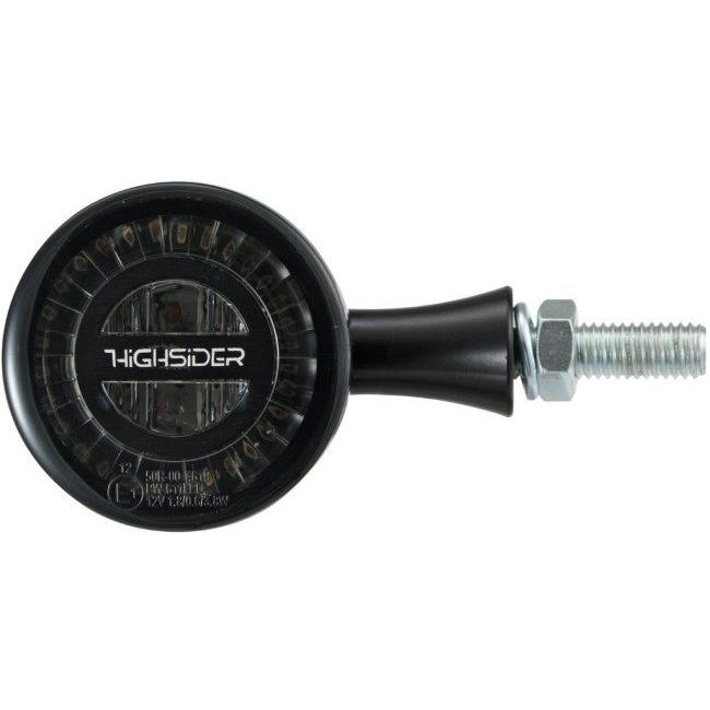 DAYTONA デイトナ 【Highsider：ハイサイダー】 LEDウィンカー ロケット・ブレット タイプ：テールランプ一体リアウインカー / カラー：マットブラック 灯火類の画像