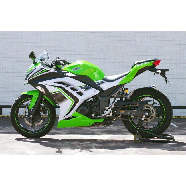 WR’S ダブルアールズ バトルステップ 1ポジションタイプ カラー：シルバーアルマイト Ninja250R Ninja250 Z250 KAWASAKI カワサキ バックステップ ステップ_6