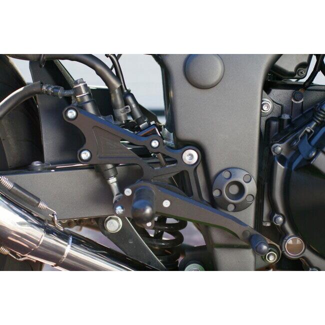 WR’S ダブルアールズ バトルステップ 1ポジションタイプ カラー：ブラックアルマイト Ninja250R Ninja250 Z250 KAWASAKI カワサキ バックステップ ステップ_5
