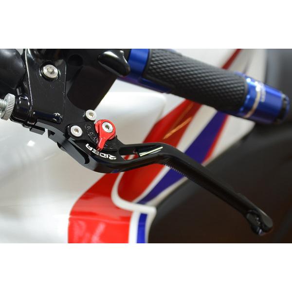 RIDEA リデア アジャストクラッチレバー レバー本体カラー：チタン / アジャストカラー：ゴールド DUCATI ドゥカティ ブレーキ・クラッチレバーセット ハンドル | RIDEA | 01