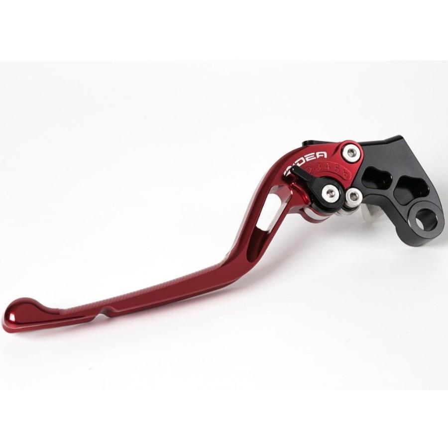 RIDEA リデア アジャストクラッチレバー レバー本体カラー：レッド / アジャストカラー：ゴールド SUZUKI スズキ ブレーキ・クラッチレバーセット ハンドル | RIDEA