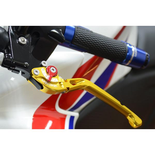 RIDEA リデア 可倒式アジャストクラッチレバー アジャストカラー：シルバー / レバー本体カラー：レッド DUCATI ドゥカティ ブレーキ・クラッチレバーセット | RIDEA | 02