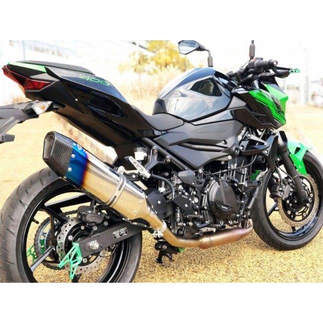 ニンジャ250/Z250 トリックスターイカズチスリップオンマフラー