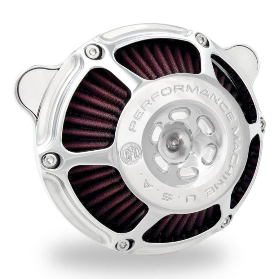 Performance Machine パフォーマンスマシン MAX HP エアクリーナー 仕上げ：クロム HARLEY-DAVIDSON ハーレーダビッドソン 吸気関連 エンジン