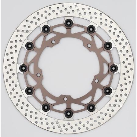 SUNSTAR サンスター ワークスエキスパンド フロントディスクローター フローティングタイプ：フルフローティング / フローティングピンカラー：ブラック 右用