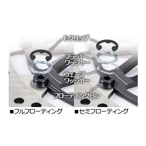 SUNSTAR サンスター ワークスエキスパンド フロントディスクローター フローティングタイプ：セミフローティング / フローティングピンカラー：シルバー 左用 | SUNSTAR（バイク） | 03
