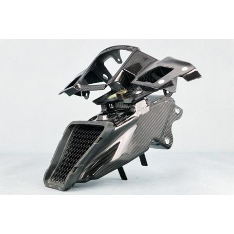 A-TECH エーテック ラムダクトSPL タイプ：平織ドライカーボン ZX-10R KAWASAKI カワサキ エアスクープ・エアダクト 外装_1
