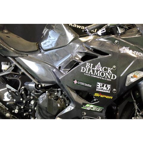 A-TECH エーテック ストリート用サイドカウルSTD タイプ：カーボン