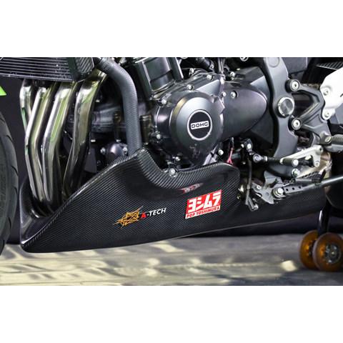 A-TECH エーテック アンダーカウルSPL クリアー塗装オプション：あり / タイプ：FRP／黒 Z900RS KAWASAKI カワサキ アンダーカウル カウル関連 外装