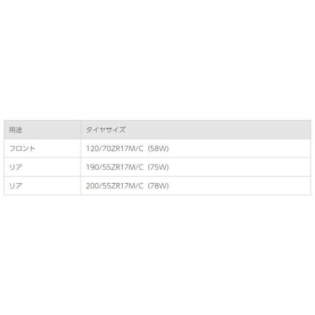 BRIDGESTONE（ブリヂストン） BATTLAX RACING STREET RS11 【120