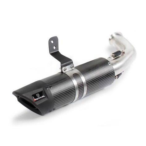 REMUS レムス SPORT FLOW スリップオンマフラー 中間パイプ付 カーボン 