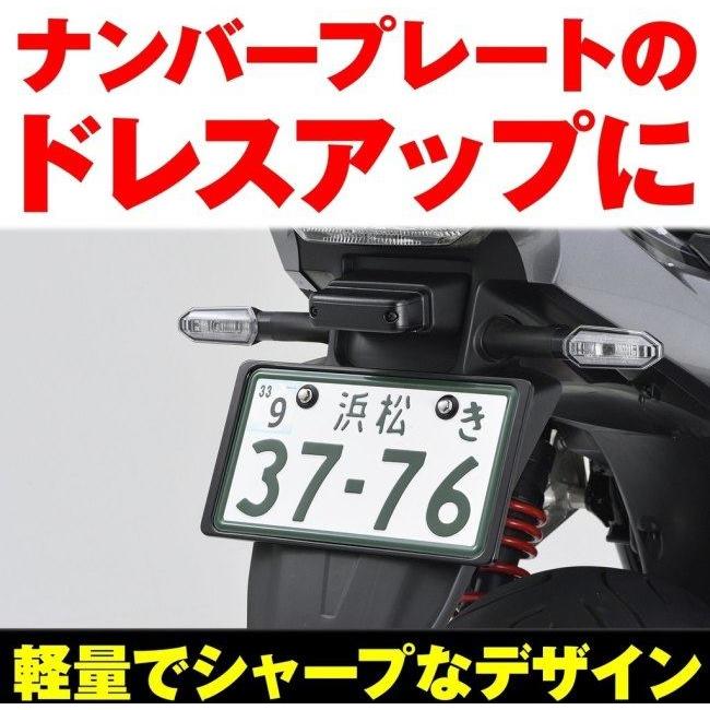 DAYTONA（デイトナ） 軽量ナンバープレートホルダー 126cc以上用