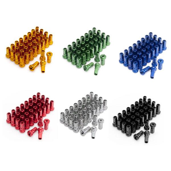 Z-WHEEL ズィーウィール アルミニウムリムセット ニップルカラー