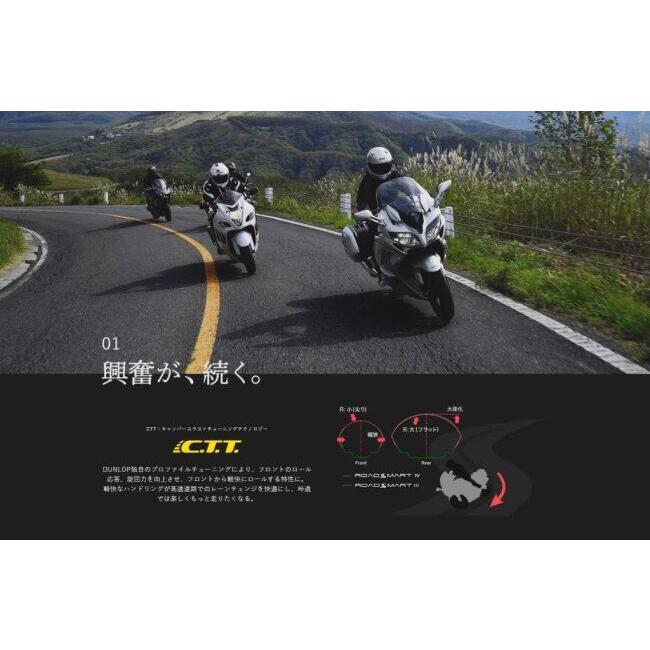 DUNLOP ダンロップ SPORTMAX ROADSMART IV 【120/60ZR17M/C (55W)】 スポーツマックス ロードスマート 4 タイヤ オンロードタイヤ・ツーリング/ストリート | DUNLOP | 01