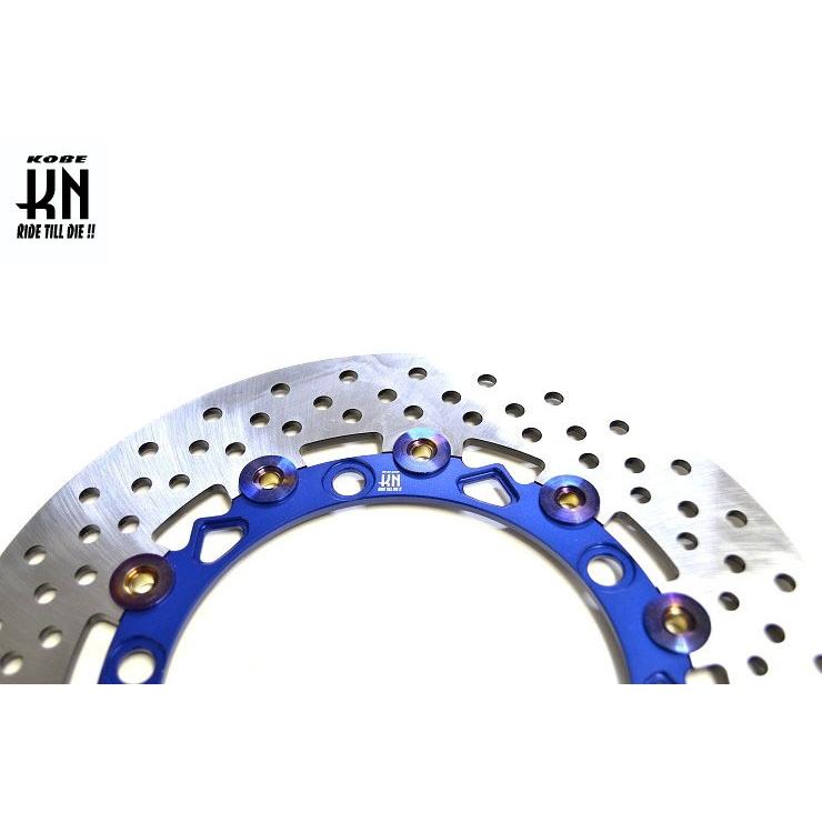 KN企画 ケイエヌキカク フローティングディスクローター カラー：ブルー XMAX250 XMAX300 YAMAHA ヤマハ ブレーキディスクローター ブレーキ | KN企画 | 01