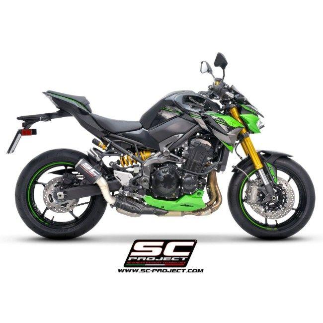 SC-PROJECT SCプロジェクト CR-T スリップオンサイレンサー＆フルチタンリンクパイプ【公道走行可】 本体材質：カーボン Z900 KAWASAKI カワサキ マフラー | SCーPROJECT | 02