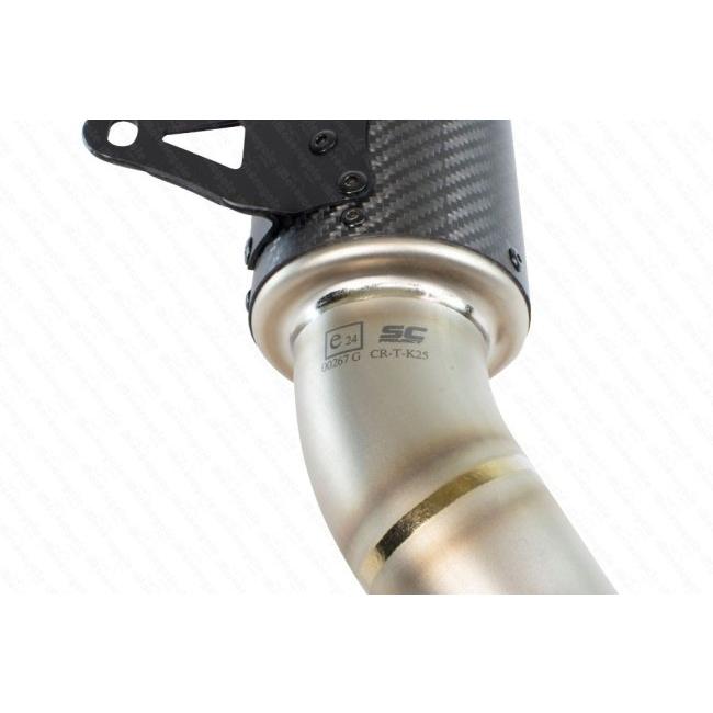 SC-PROJECT SCプロジェクト CR-T スリップオンサイレンサー＆フルチタンリンクパイプ【公道走行可】 本体材質：カーボン Z900 KAWASAKI カワサキ マフラー | SCーPROJECT | 09