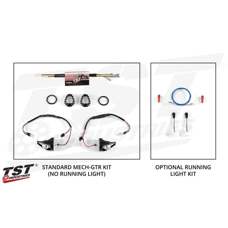 TST TST:ティーエスティー MECH-GTR フロントLEDウインカー Z400 Z650