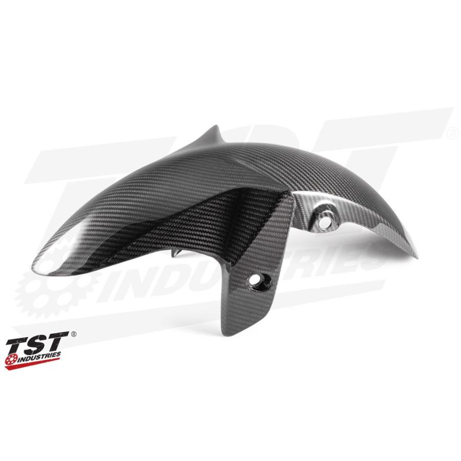 TST ティーエスティー ツイルカーボンファイバーフロントフェンダー YZF-R3 YAMAHA ヤマハ フロントフェンダー フェンダー関連 外装 | ブランド登録なし