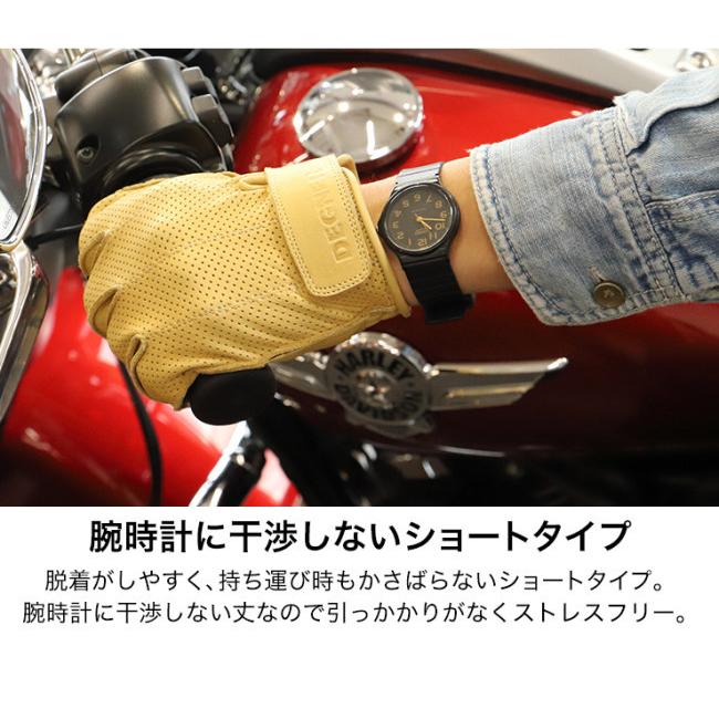 DEGNER デグナー メッシュレザーショートグローブ サイズ：L｜webike｜04