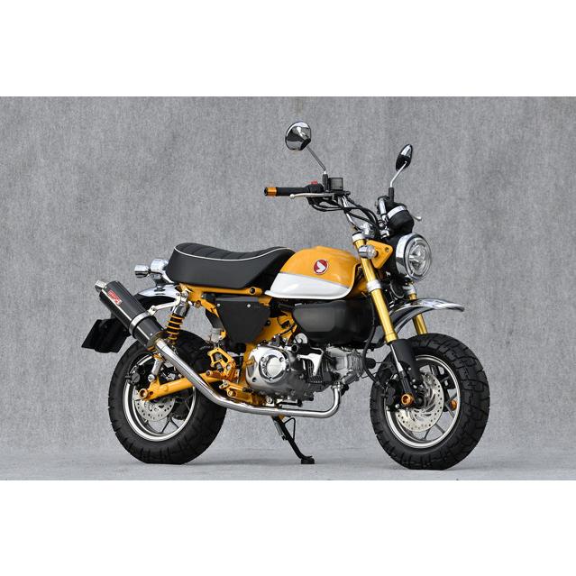 YAMAMOTO RACING ヤマモトレーシング SUS DOWN フルエキゾーストマフラー サイレンサーカラー：カーボン モンキー125 HONDA ホンダ マフラー_2