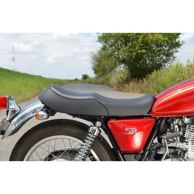 K&H SR400用シート 段付きシート B ステッチ SR400｜K＆H