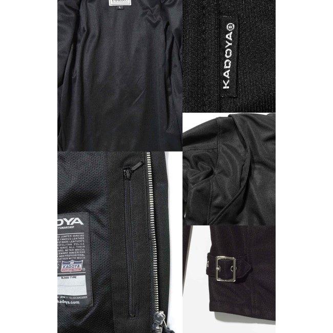KADOYA カドヤ MR-2 ファブリックジャケット[K’S LEATHER＆K’S PRODUCT] サイズ：S メッシュジャケット ジャケット アパレル | カドヤ | 12