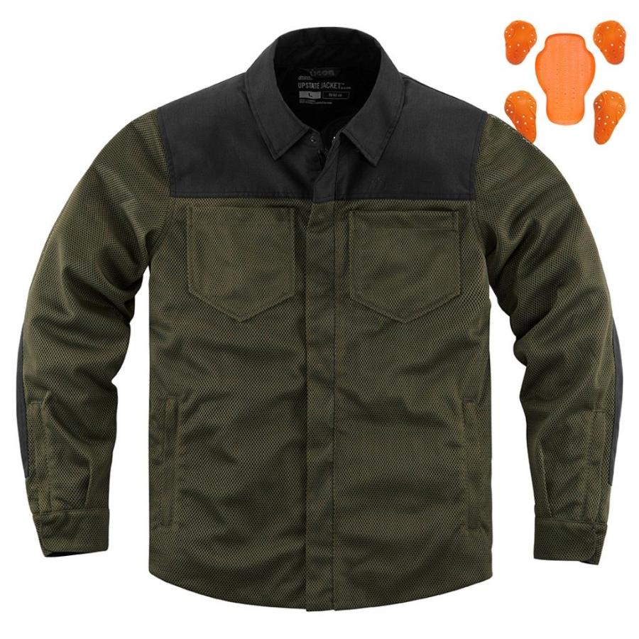 icon エアフォームジャケット　日本Mサイズ　美品 icon（ヘルメット） ICON アイコン UPSTATE RIDING SHIRT