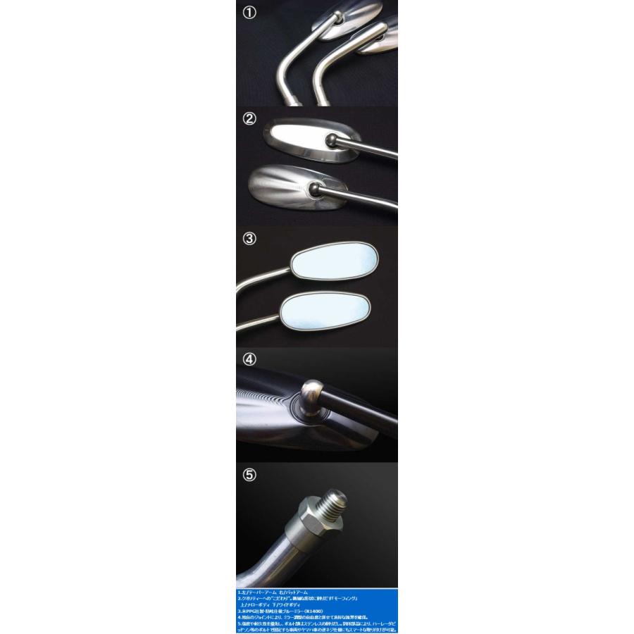 CRAFTMAN モーフィングミラー バットアームナローボディブラック