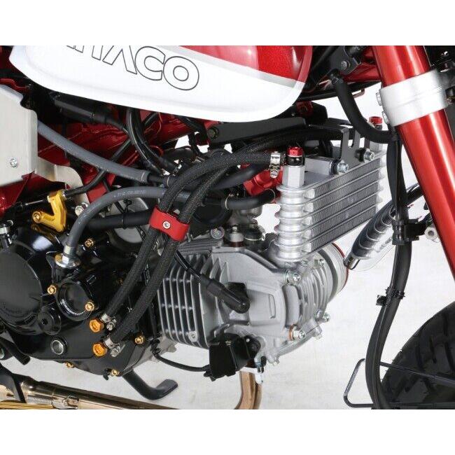 KITACO キタコ スーパーオイルクーラー オイルキャッチタンクカラー：レッド モンキー125 HONDA ホンダ オイルクーラー 冷却関連 エンジンの画像