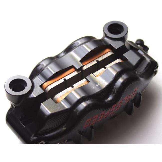 GALESPEED エラボレートフロント4Pキャリパー 左 ラジアル100mm GALESPEED エラボレートフロント4Pキャリパー 左 ラジアル100mm