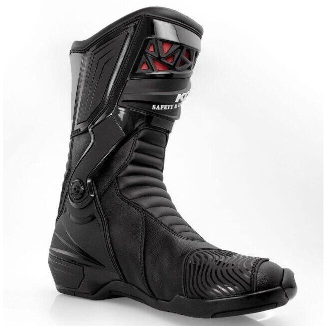 KOMINE バイクブーツ BK-087 28.5センチ コミネ（Komine） BK-087 スプリームレーシングブーツ［ ブラック