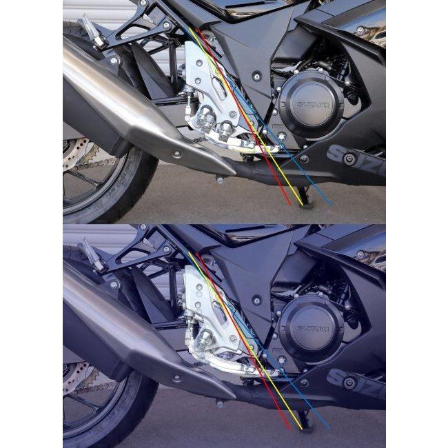 KIJIMA キジマ GSX250R ステップアップブラケット SUZUKI スズキ セットバックプレート ステップ 足回り | KIJIMA | 06