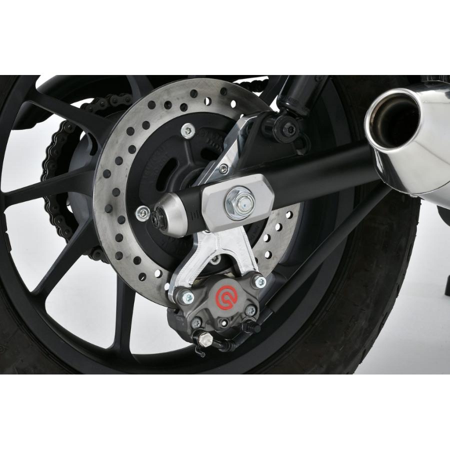 OVER RACING - OVER オーヴァー リアキャリパーサポート ブレンボ2P用 色つや：しろがね色 Rebel250 Rebel500 S Edition REBEL250 HONDA ホンダ キャリパーサポート・ブラケット 車、バイク、自転車-キャリパーサポート-ブレーキパーツ