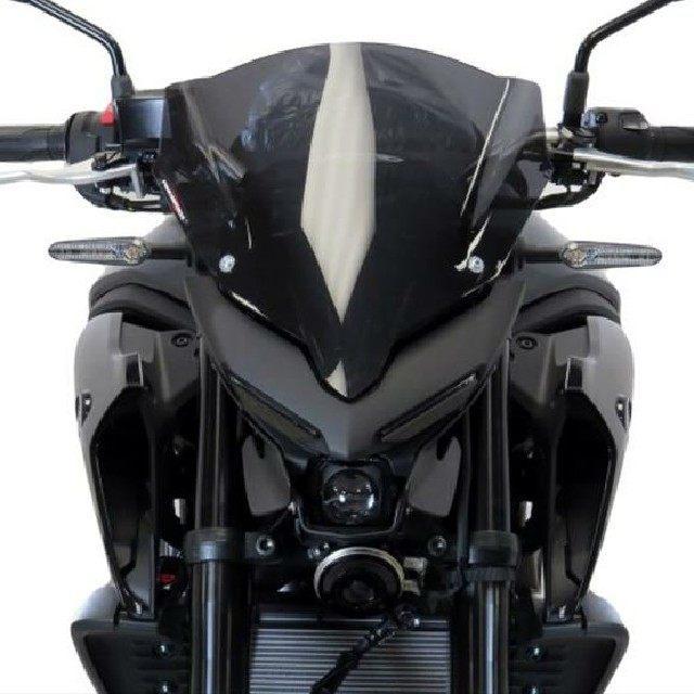 POWERBRONZE スクリーン ヤマハMT-03 MT-25用 POWERBRONZE ネイキッド・スクリーン カラー：ダークスモーク MT-03 MT