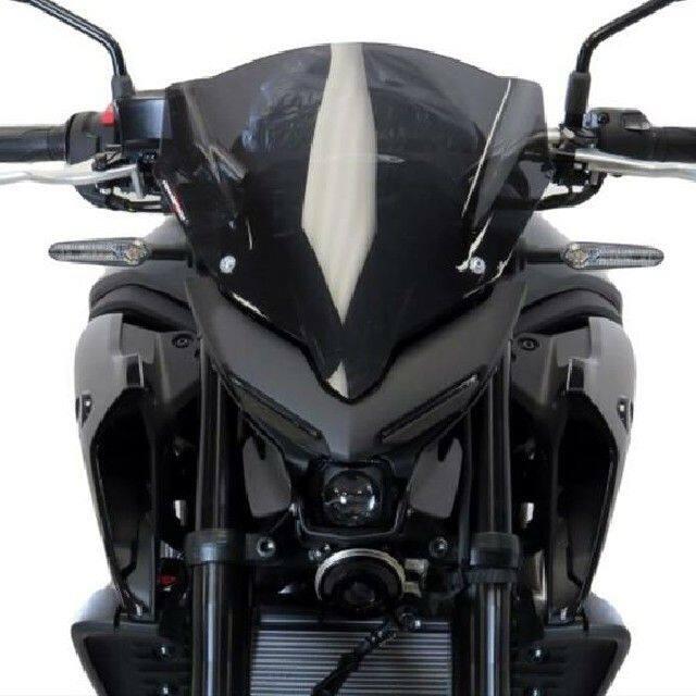 POWERBRONZE スクリーン ヤマハMT-03 MT-25用 POWERBRONZE ネイキッド・スクリーン カラー：ブラック MT-03 MT-25