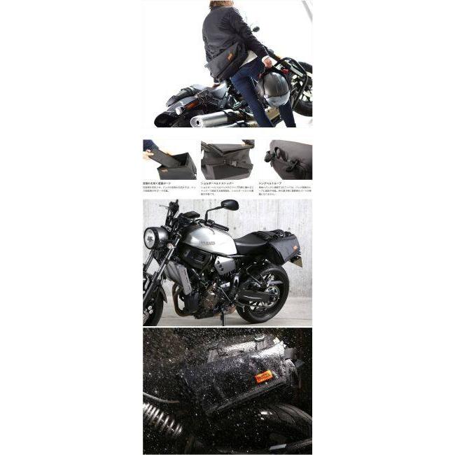 DOPPELGANGER ドッペルギャンガー ターポリン シングルサイドメッセンジャーバッグ カラー：ブラック CB1100RS Rebel250 FXFB ZX-10RR 390DUKE XSR700｜webike｜04