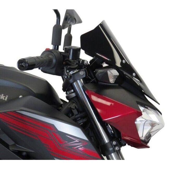 Powerbronze スクリーン　ブラックZ400/250 POWERBRONZE ネイキッド・スクリーン カラー：ブラック Z e-1 Z250