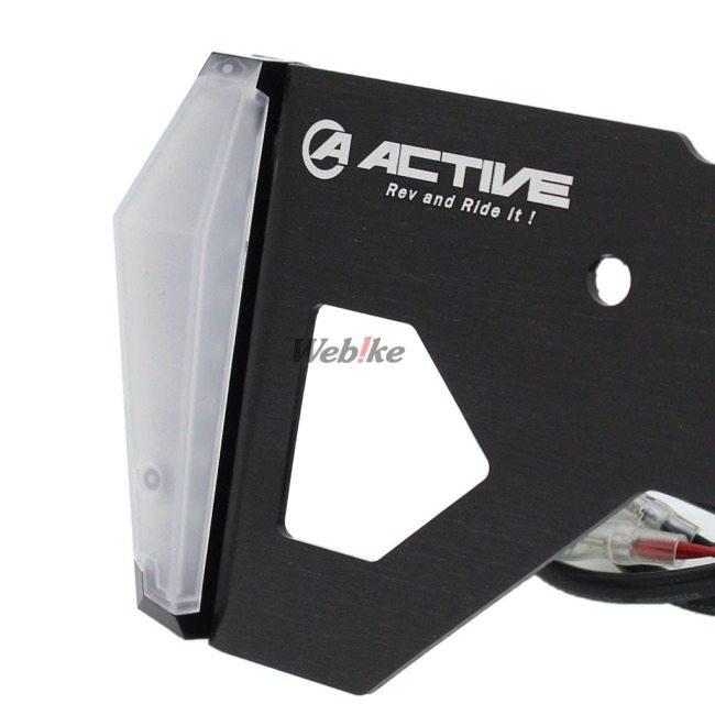 本日限定ACTIVE LEDナンバーサイドウインカー コンパクト　ホワイトカラー ACTIVE アクティブ LEDナンバーサイドウインカー コンパクト レンズ